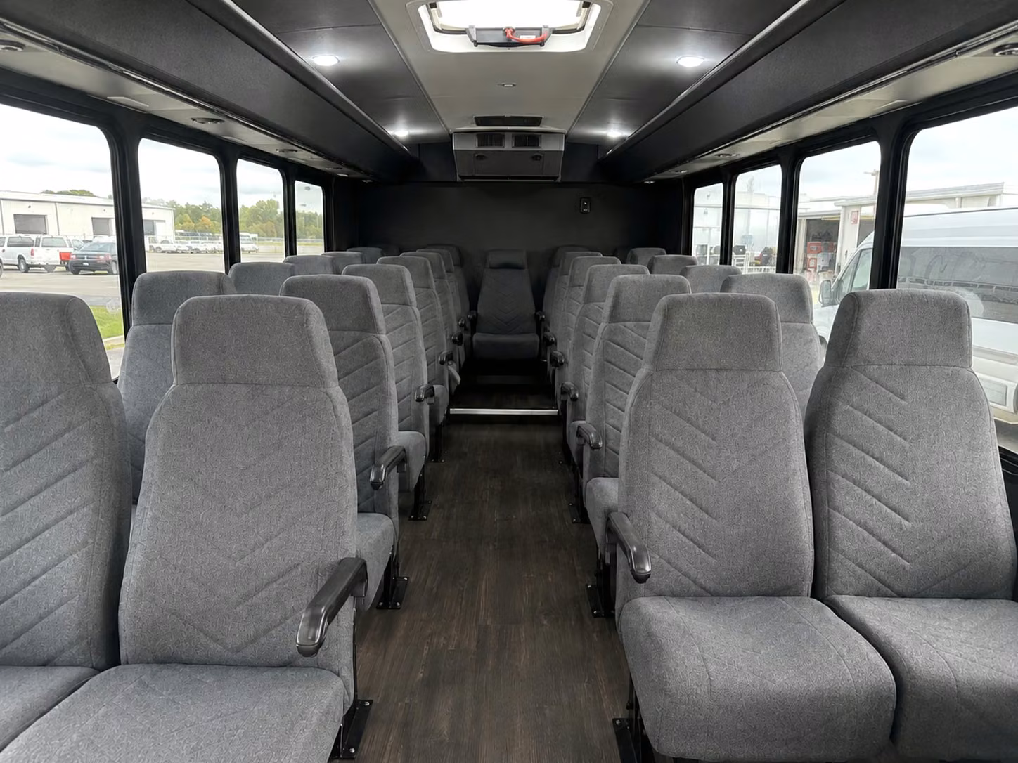 15 passenger minibus inside