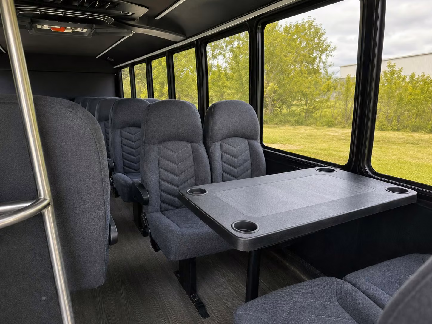 18 passenger minibus interior