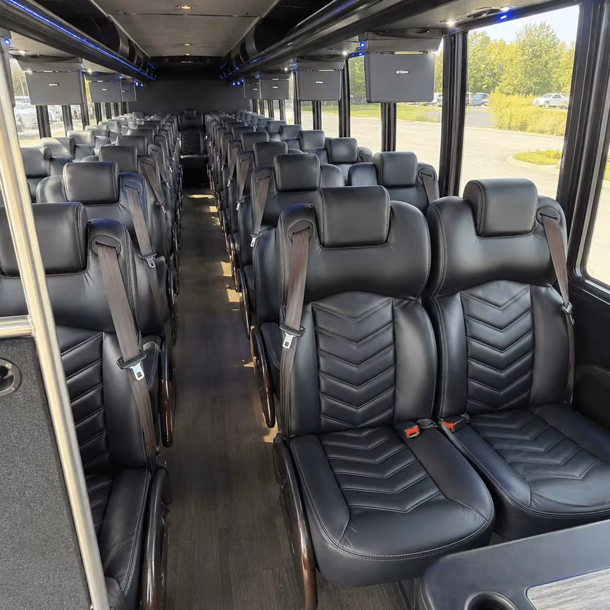 25 passenger minibus interior