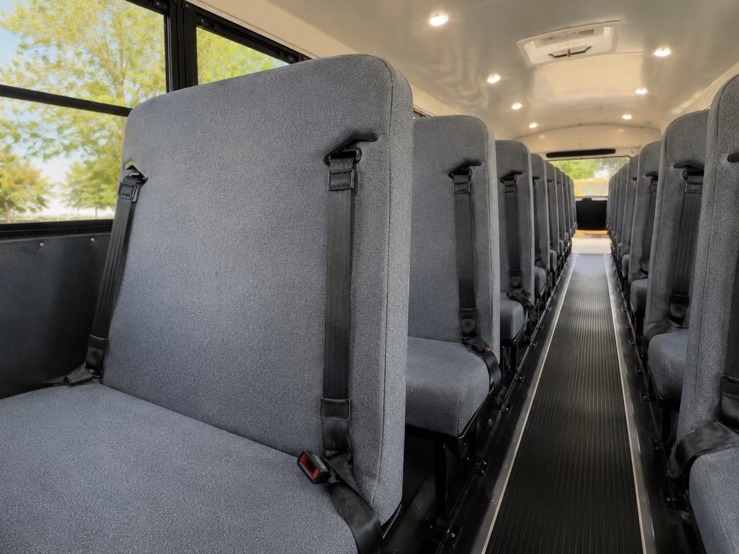 school bus interior