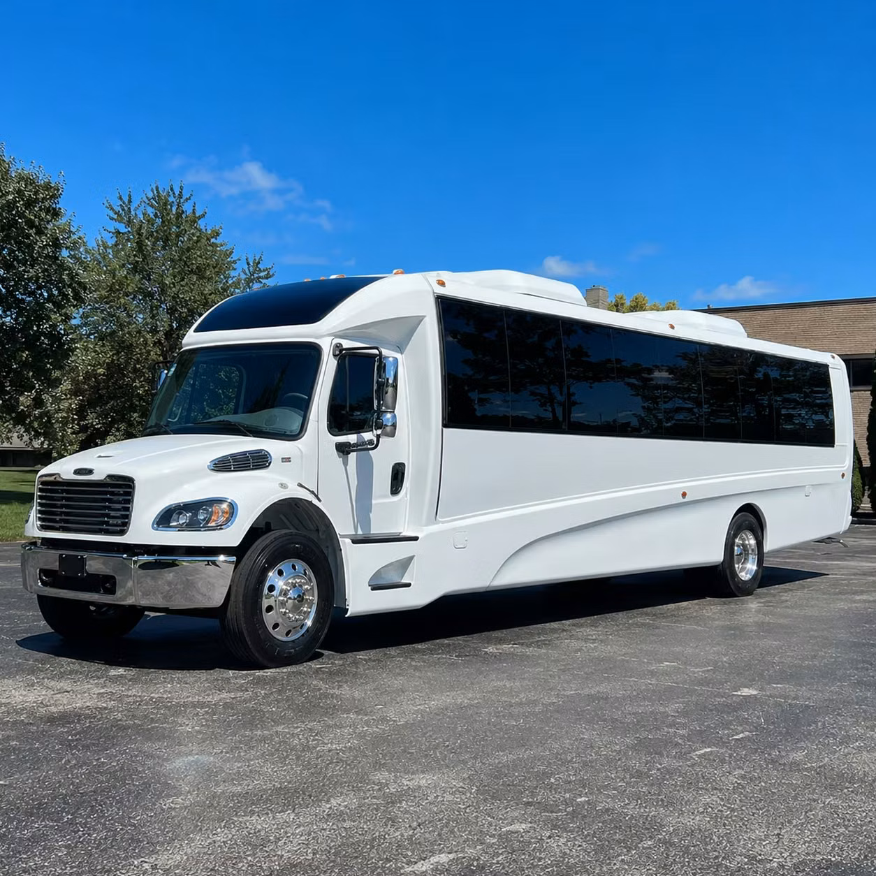 with minibuses and charter buses available your bridal party travels together in style